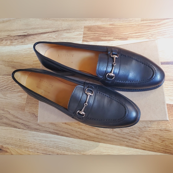 meermin vitello black women's loafer - Picture 4 of 8